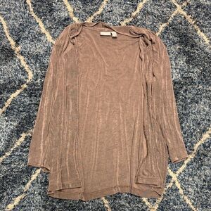 Travelers by Chico’s Elegant Women's gray cardigan size 1